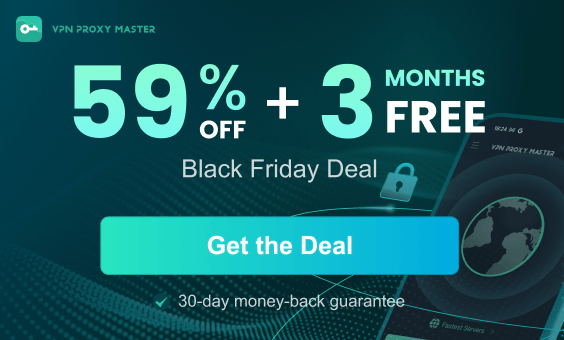Get the best VPN Black Friday deal - 59% OFF + 3 MONTHS FREE